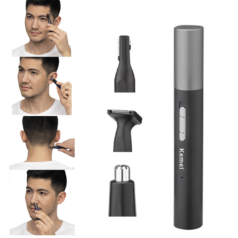 Men'S Grooming Electric Trimmer - Kemei Pro Akumulatorowy Trymer do Nosa,