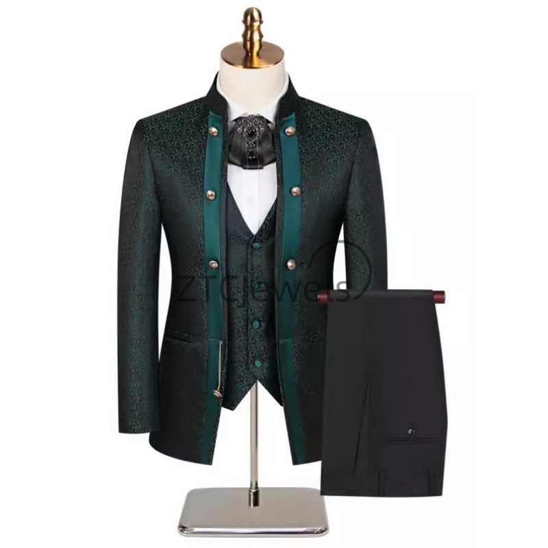 Men'S Grooming - Męski garnitur w nowym chińskim stylu