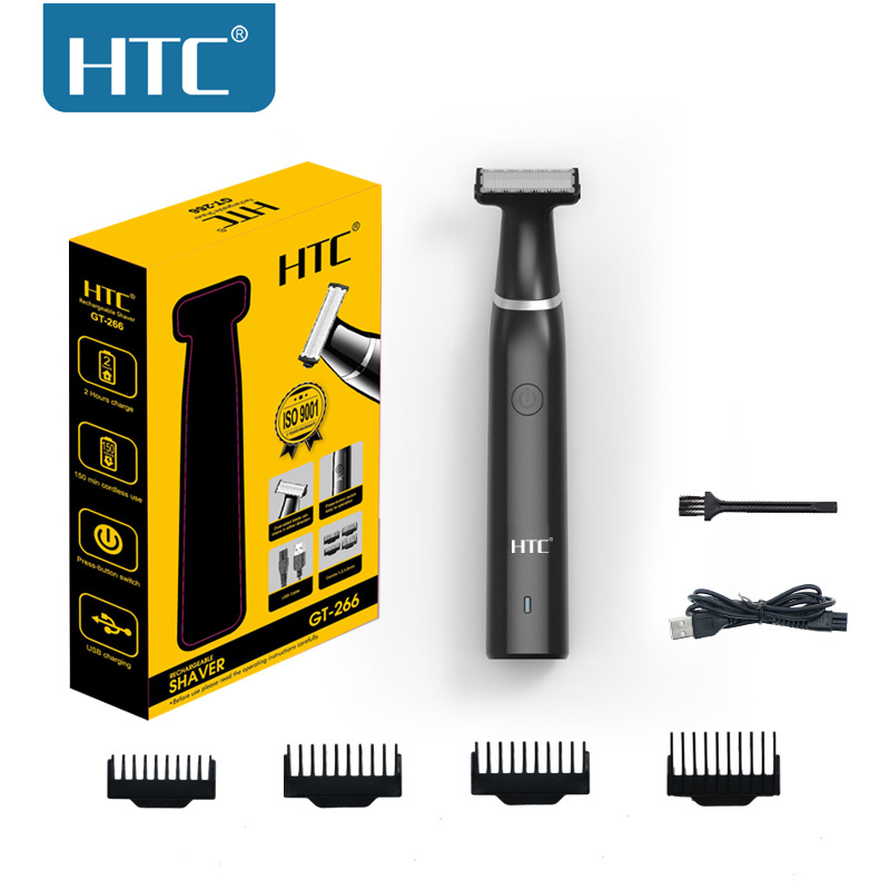 Men'S Grooming Electric Trimmer - HTC męska elektryczna maszynka do włosów