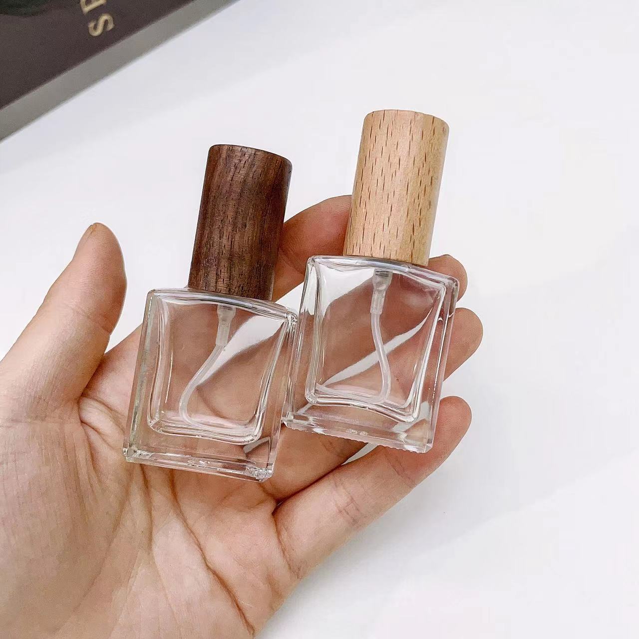 Cologne Spray Bottle - 10ml przezroczysta grube szkło butelka Spray