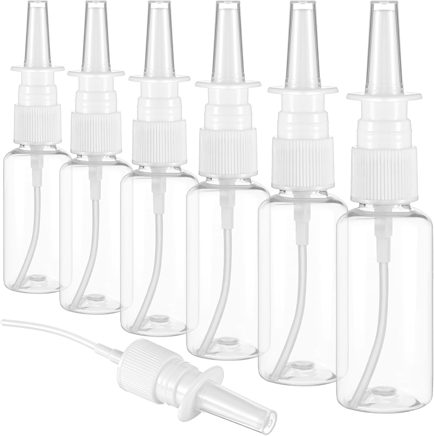Cologne Spray Bottle - 5 sztuk pustych białych plastikowych butelek
