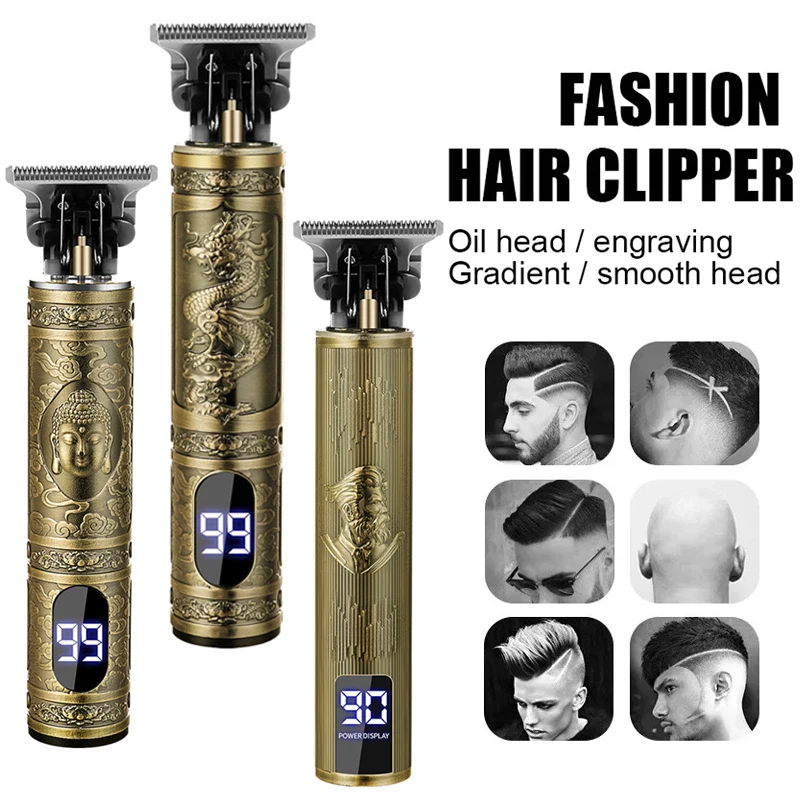 Men'S Grooming Electric Trimmer - Zestaw do pielęgnacji męskiej T9, bezprzewodowa