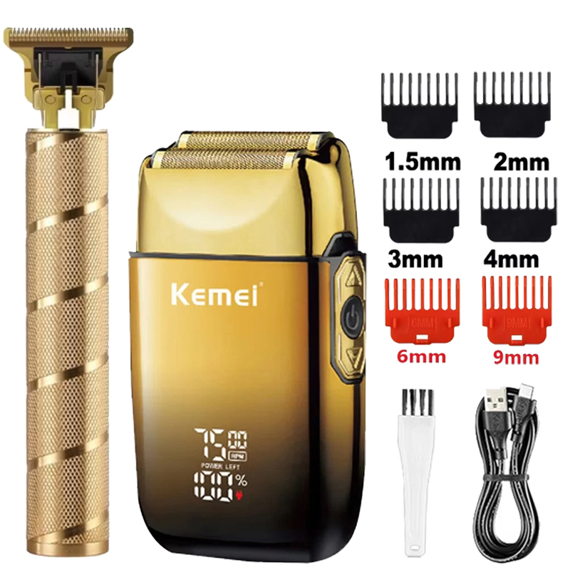 Men'S Grooming Boxes - Trymer do włosów Kemei KM-TX10 T9,