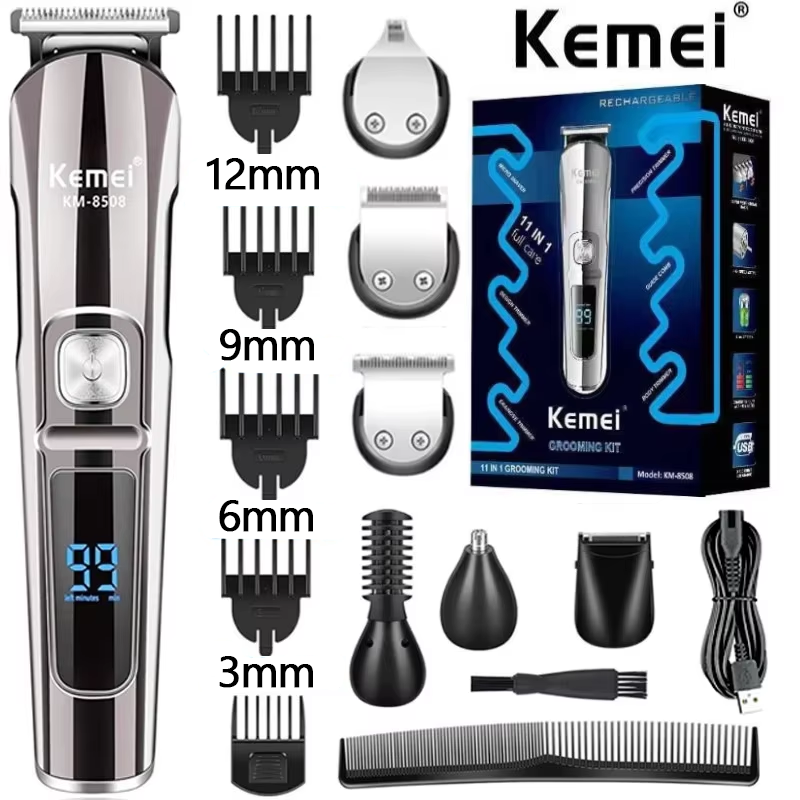 Men'S Grooming Electric Trimmer - Profesjonalny trymer do brody i włosów