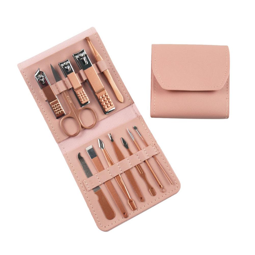 Mens Grooming Kit Case - Podróżny mini zestaw do manicure Zestaw