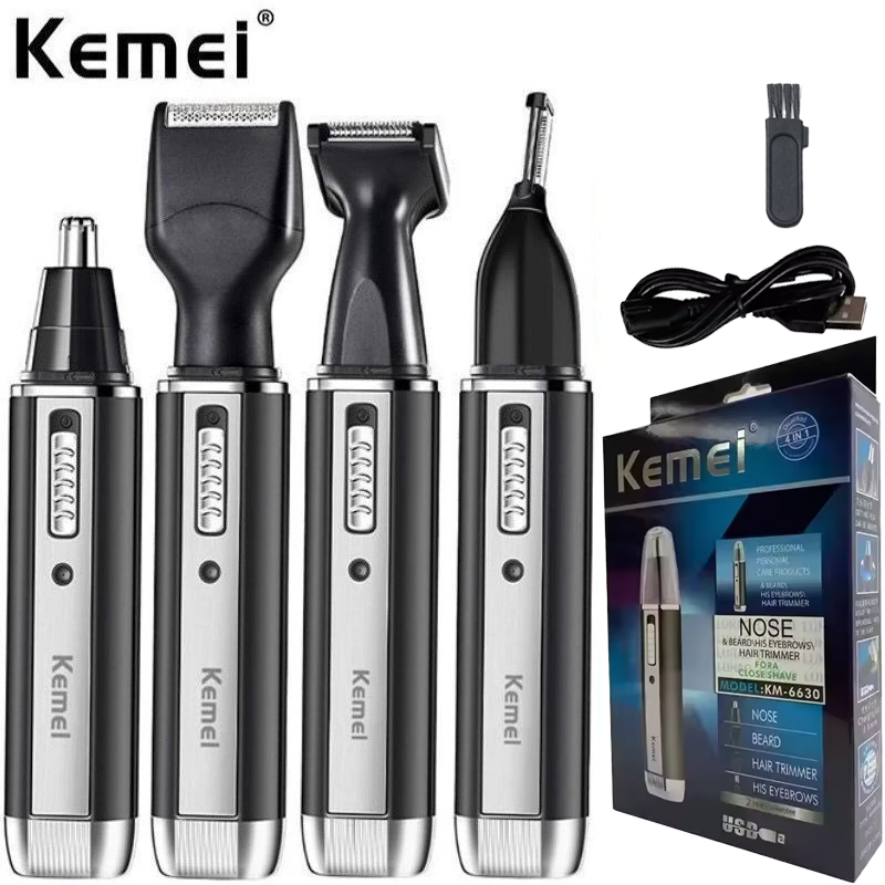 Trymer do nosa Kemei-6630, aku – Men'S Grooming Electric Trimmer recenzja i cena