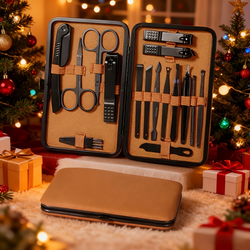 24-częściowy zestaw do manicur – Mens Grooming Kit Case recenzja i cena